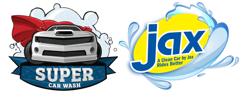 Jax and Super Car Wash Logos